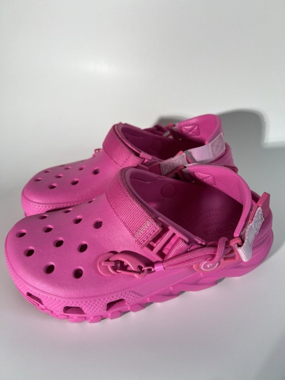 Crocs x Post Malone Duet Max Clog Electric Pink Women Size 7 - Picture 11 of 16